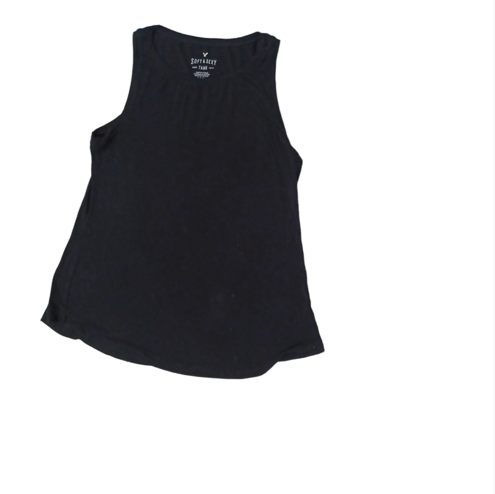 American Eagle outfitters blouse color black size s/p/ch women